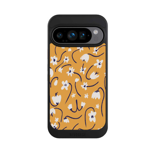 Google Pixel 9 Pro NIVOcore Pattern Petites Fleurs Jaunes