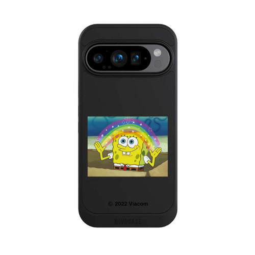 Google Pixel 9 Pro NIVOcore Spongebob - Rainbow Meme transparent