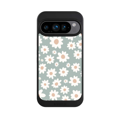 Google Pixel 9 Pro NIVOcore Gänseblümchen Muster grün
