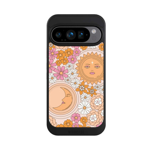 Google Pixel 9 Pro NIVOcore Mond-Sonne-Blumen