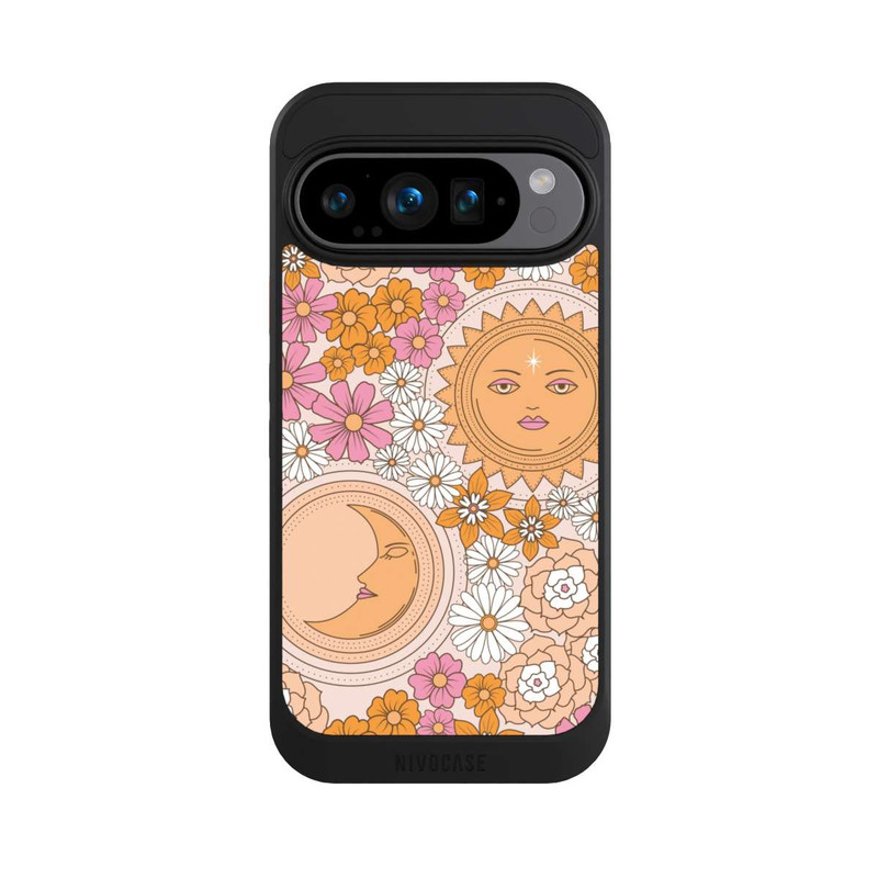 Pixel 9 Pro NIVOcore Mond-Sonne-Blumen