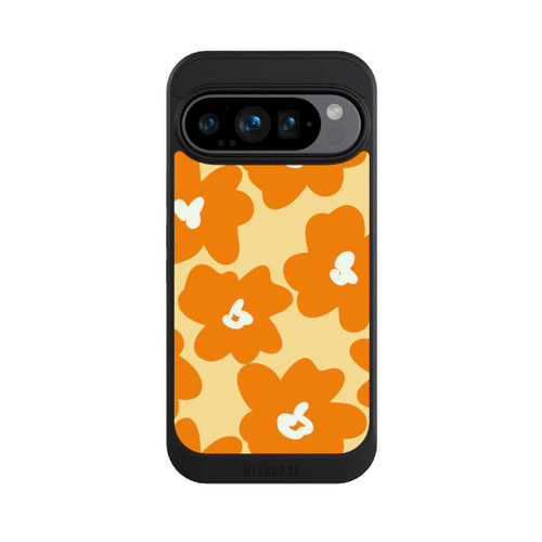 Google Pixel 9 Pro NIVOcore Retro floral pattern Päivi yellow orange