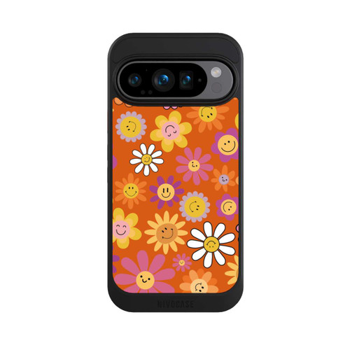 Google Pixel 9 Pro NIVOcore Smiles Orange Flowers