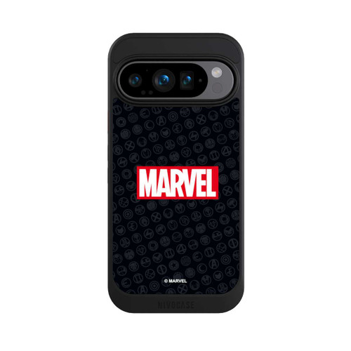 Google Pixel 9 Pro NIVOcore Marvel Logo Black Red 