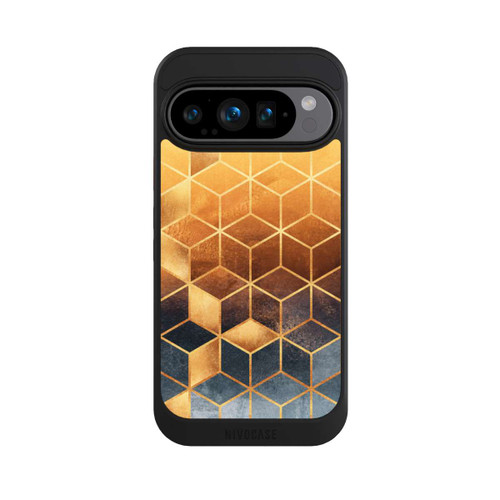 Google Pixel 9 Pro NIVOcore Würfel goldener Farbverlauf