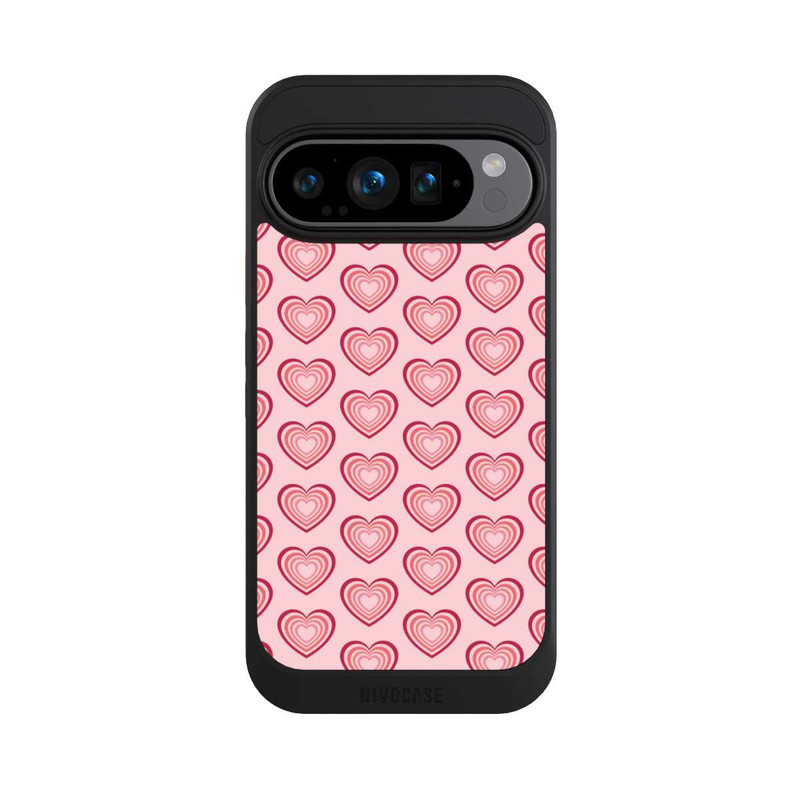 Pixel 9 Pro NIVOcore Psychedelische Herzen