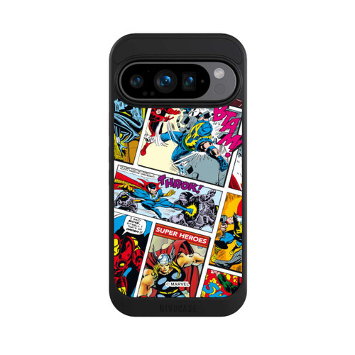 Google Pixel 9 Pro NIVOcore Marvel Retro Comic Blue