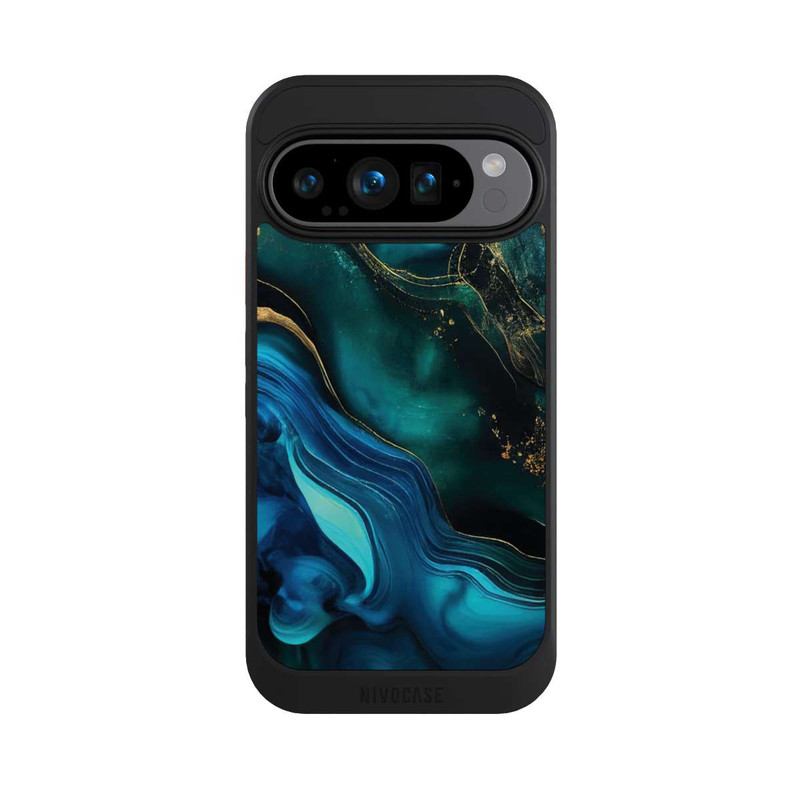 Pixel 9 Pro NIVOcore Blaugoldene Tinte