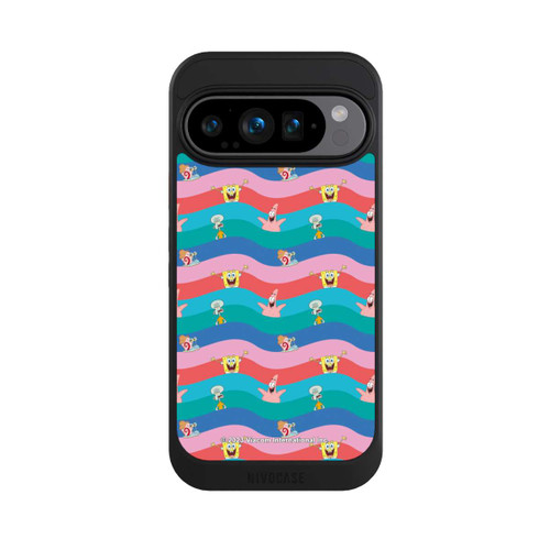 Google Pixel 9 Pro NIVOcore Spongebob Friends Colorful Waves