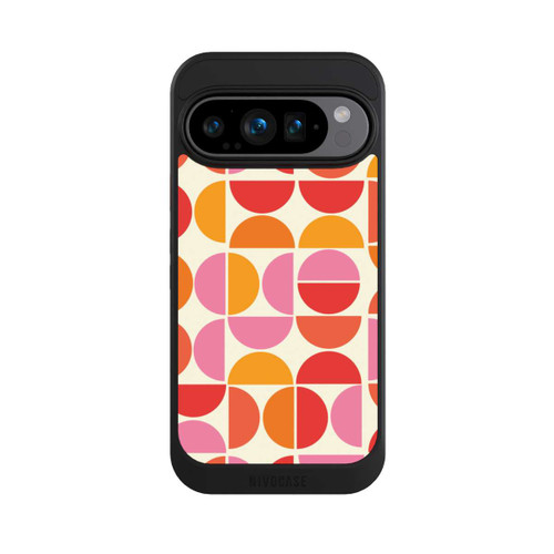 Google Pixel 9 Pro NIVOcore Retro Trend Muster Orange