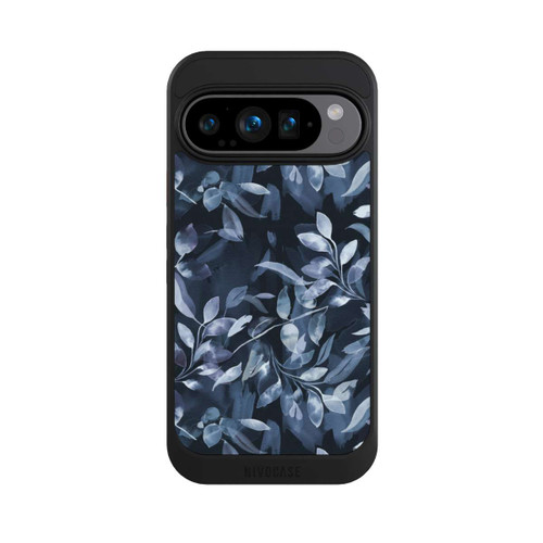 Google Pixel 9 Pro NIVOcore Aquarelle Feuilles Mystiques Marine
