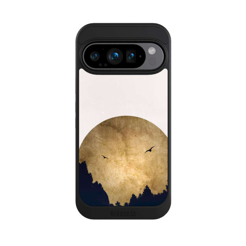 Google Pixel 9 Pro NIVOcore Zwei Vögel vor Mond