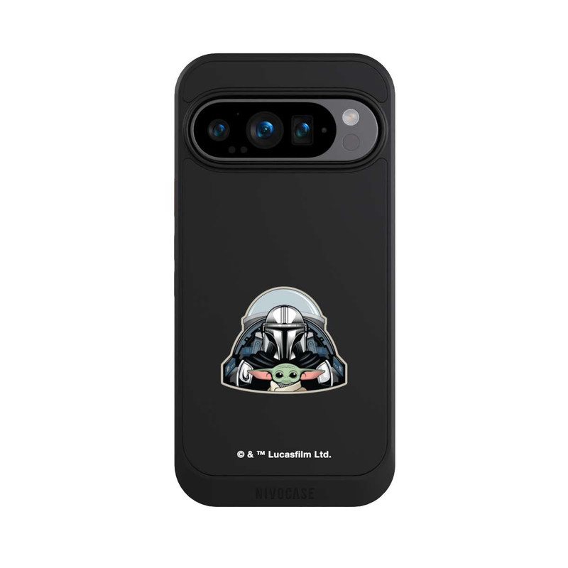 Pixel 9 Pro NIVOcore Mando and Grogu Transparent