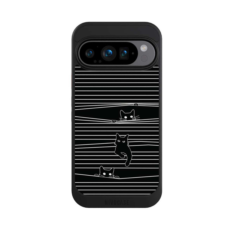Pixel 9 Pro NIVOcore Cats Peeping