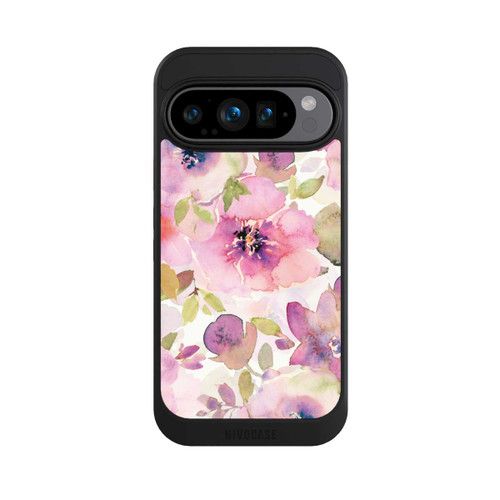 Google Pixel 9 Pro NIVOcore Tapete mit rosa Blumen