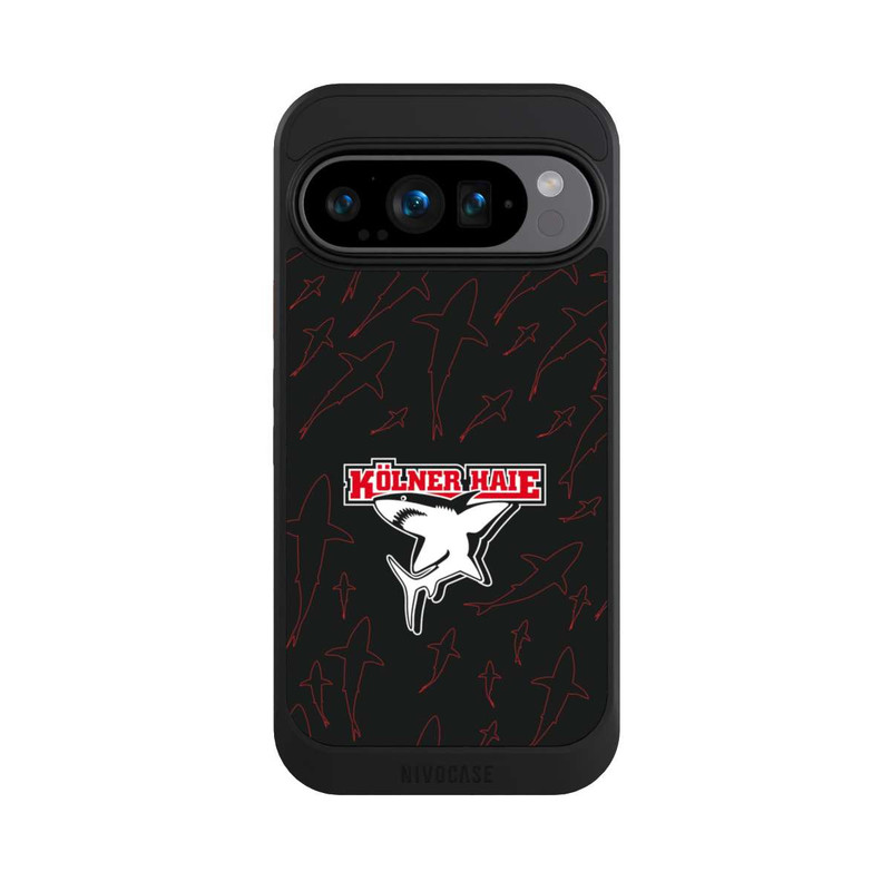 Pixel 9 Pro NIVOcore Haie Muster Rot