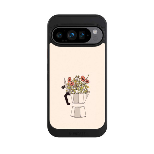 Google Pixel 9 Pro NIVOcore Moka Blumen