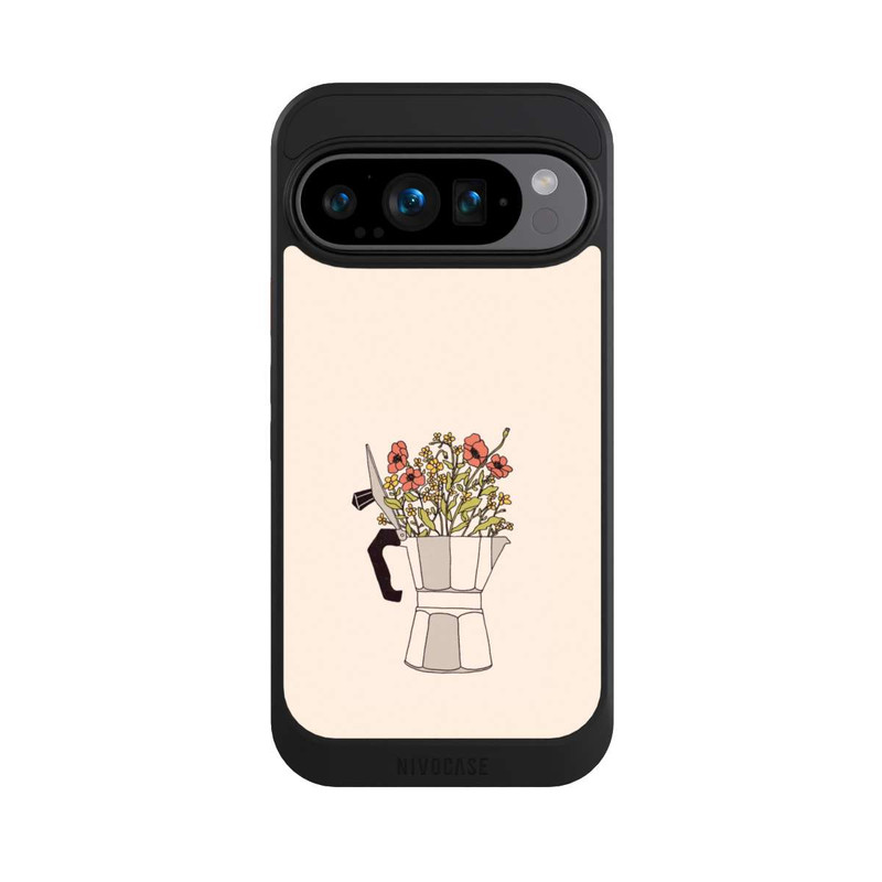 Pixel 9 Pro NIVOcore Moka Blumen