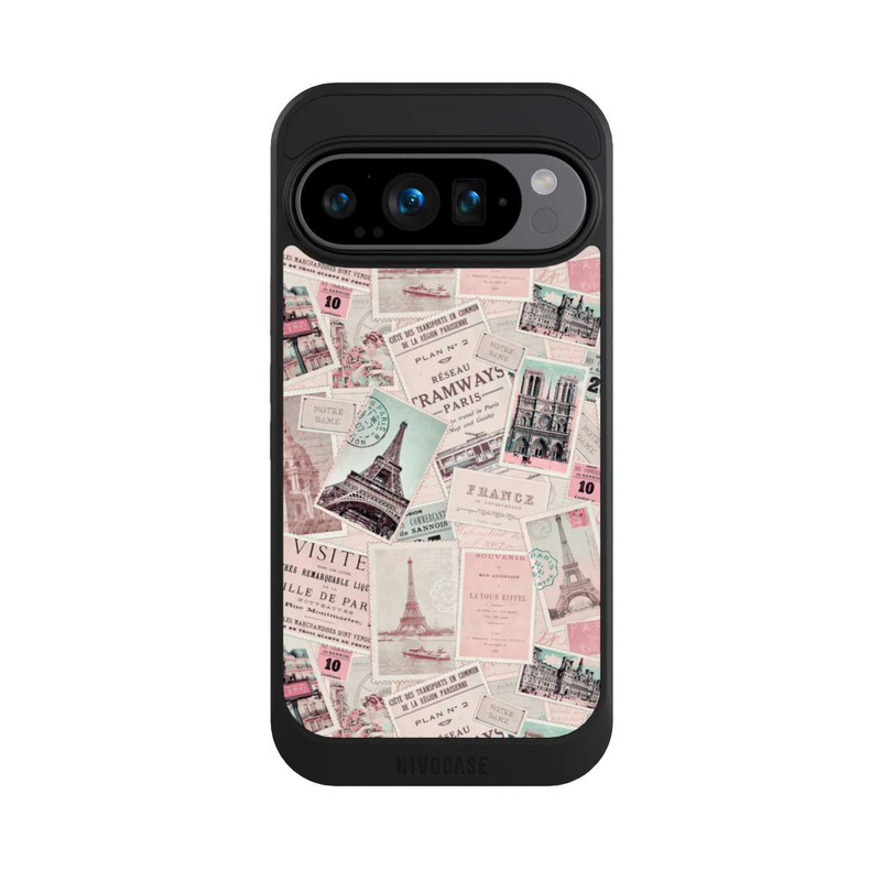Pixel 9 Pro NIVOcore Vintage Paris Postcards Pattern