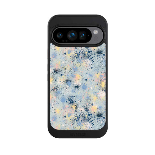 Google Pixel 9 Pro NIVOcore Tintentropfen Staub Textur Blau