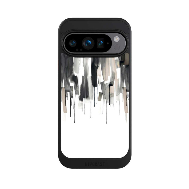 Pixel 9 Pro NIVOcore Watery Stripes Japandi Black