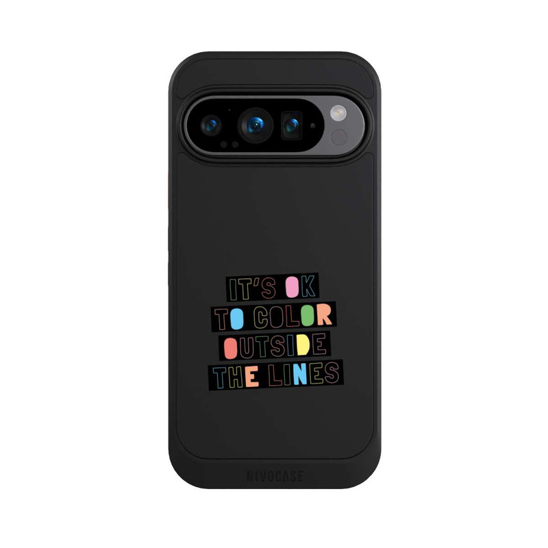 Pixel 9 Pro NIVOcore Color Outside The Line Transparent