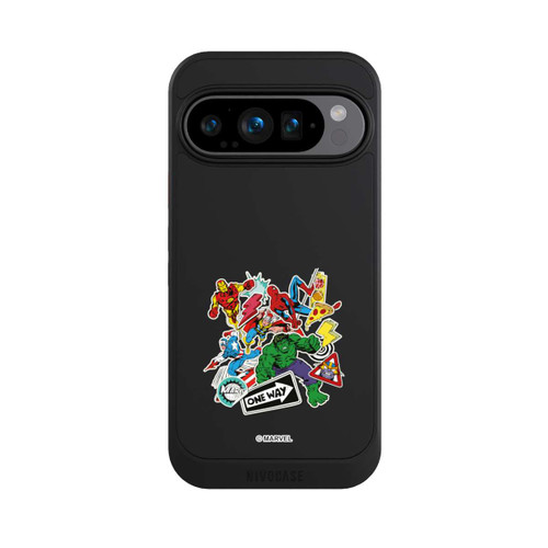 Google Pixel 9 Pro NIVOcore Capitan American Shield Transparent