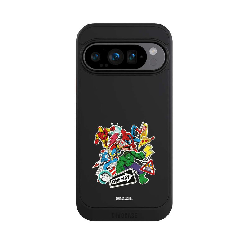 Pixel 9 Pro NIVOcore Capitan American Shield Transparent