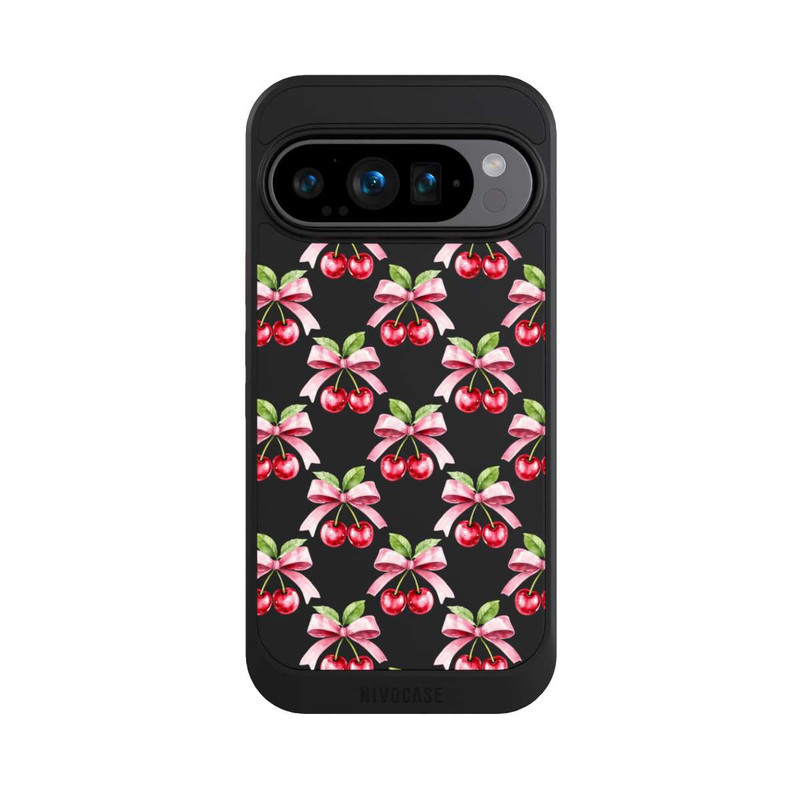 Pixel 9 Pro NIVOcore Cherry Bow Art with AI