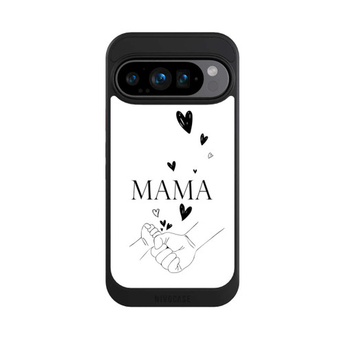 Google Pixel 9 Pro NIVOcore Muttertag Line Art Hände Schwarz Weiß