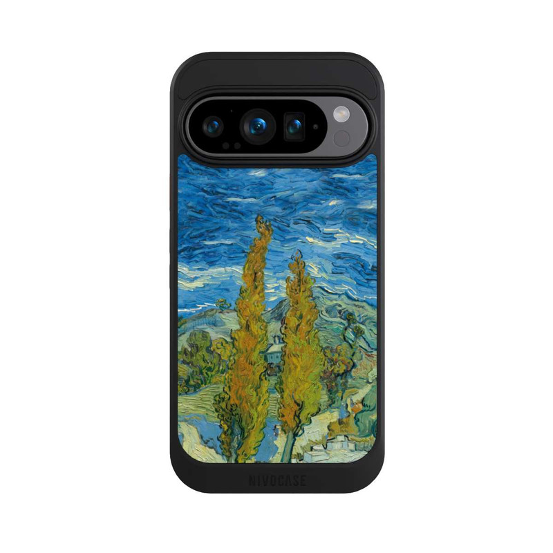 Pixel 9 Pro NIVOcore Two Poplars in the Alpilles near Saint-Rémy by Van Gogh