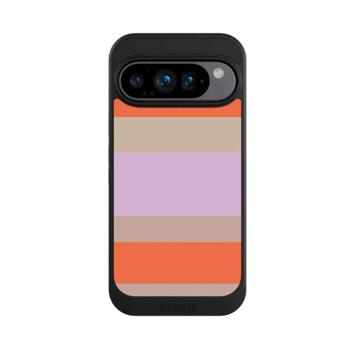 Google Pixel 9 Pro NIVOcore Moca Lila Orange Stripes