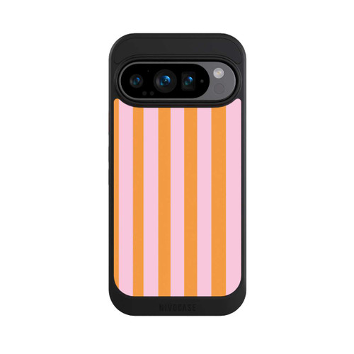 Google Pixel 9 Pro NIVOcore Orange Rosa Streifen