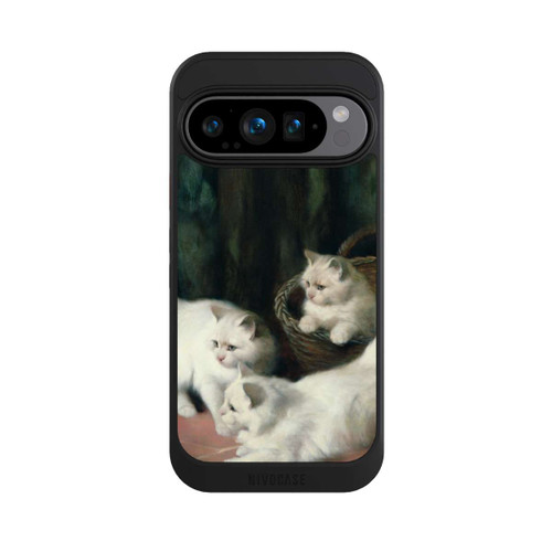 Google Pixel 9 Pro NIVOcore Three White Angora Kittens