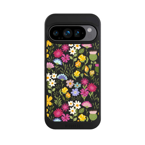 Google Pixel 9 Pro NIVOcore Bunte Sommerblumen Transparent