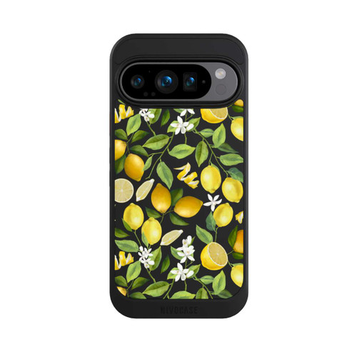 Google Pixel 9 Pro NIVOcore Lemon Summer Wallpaper Transparent