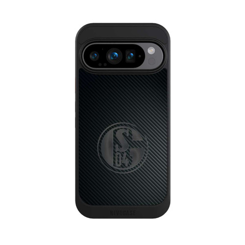Google Pixel 9 Pro NIVOcore Schalke 04 Carbon Look