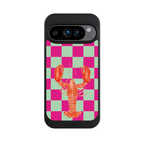 Google Pixel 9 Pro NIVOcore Pink Checkers Lobster