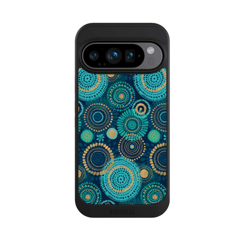 Google Pixel 9 Pro NIVOcore Blockprint India Teal Gold