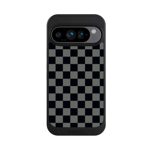 Google Pixel 9 Pro NIVOcore Schachbrett Schwarz Grau