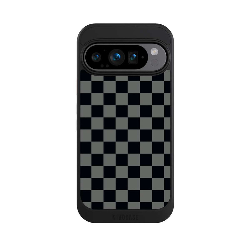 Pixel 9 Pro NIVOcore Schachbrett Schwarz Grau