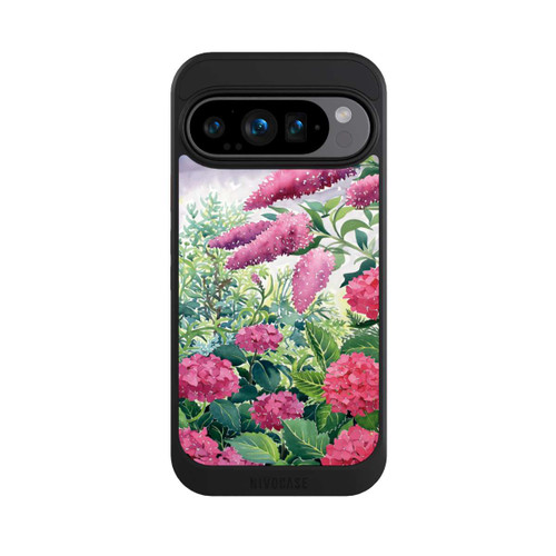 Google Pixel 9 Pro NIVOcore Garden Hydrangeas and Buddleia by Christopher Ryland