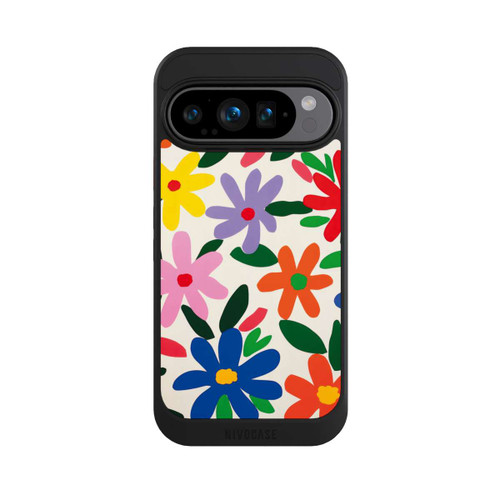 Google Pixel 9 Pro NIVOcore Sommerblüten Illustration