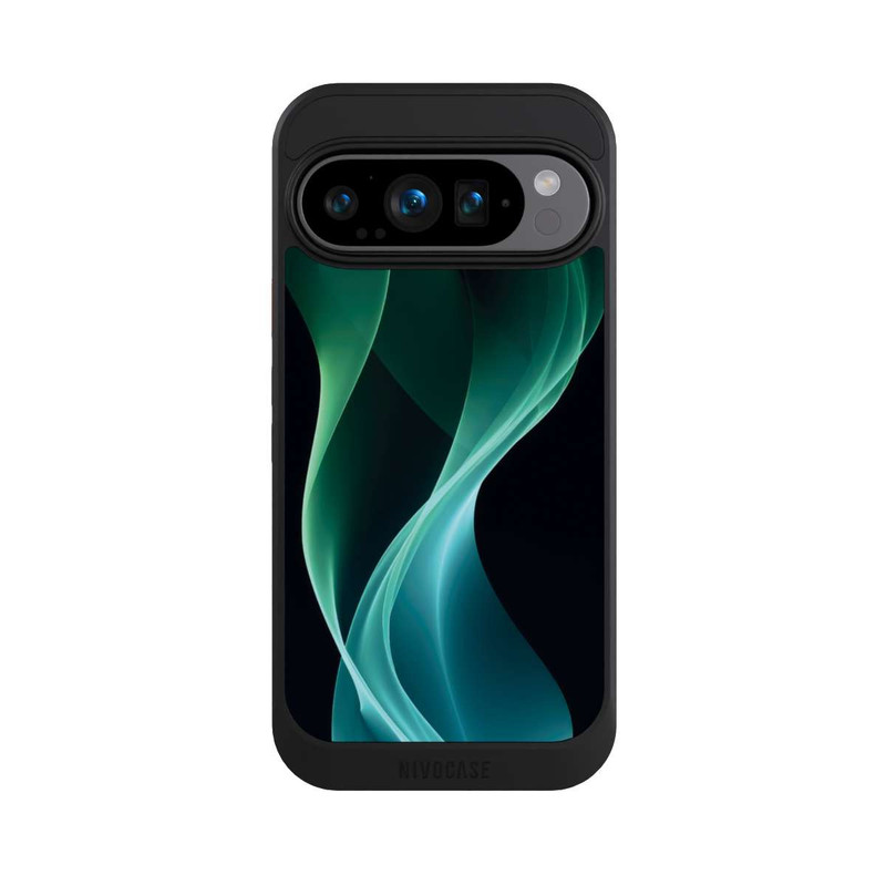 Pixel 9 Pro NIVOcore Green Modern Background