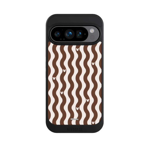 Google Pixel 9 Pro NIVOcore Mickey Mouse Brown Pattern Waves