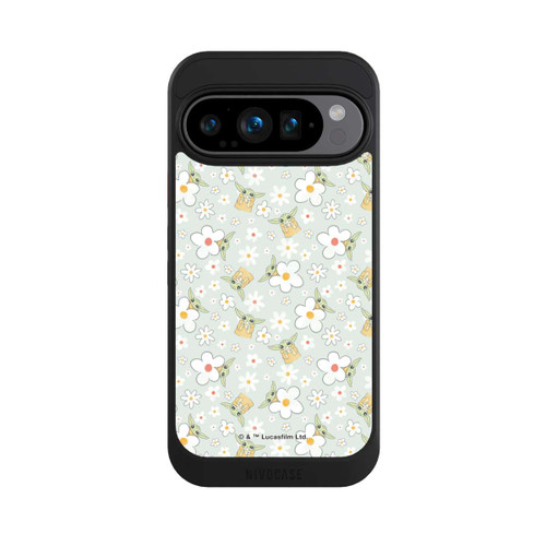 Google Pixel 9 Pro NIVOcore Baby Yoda Blumen Muster