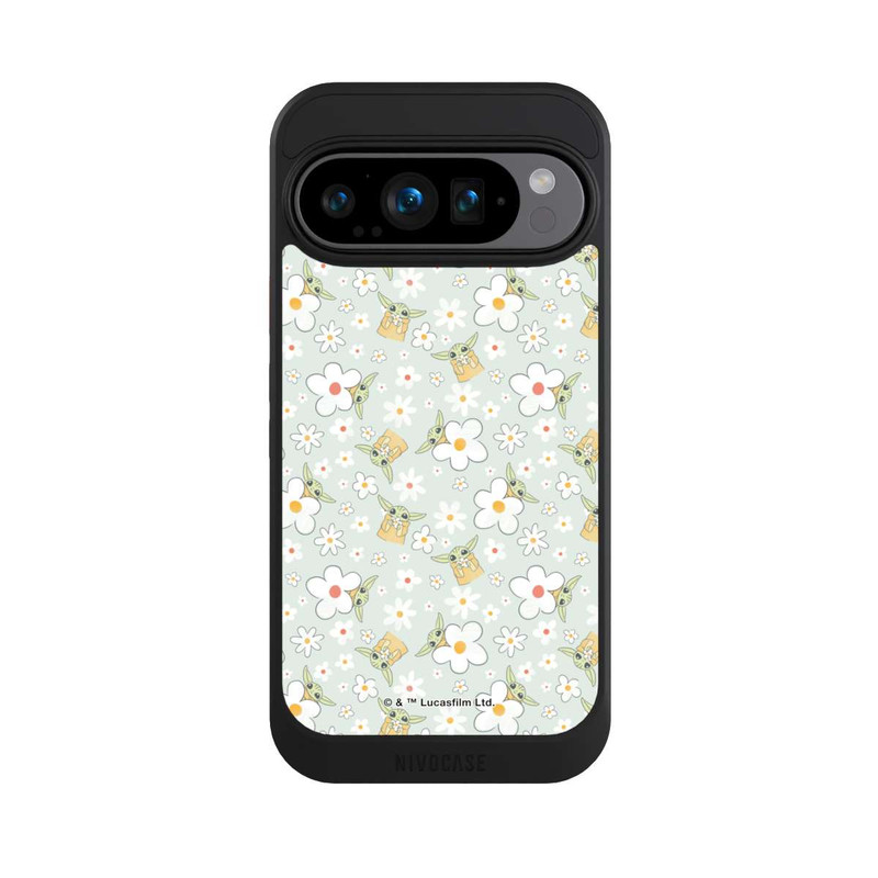 Pixel 9 Pro NIVOcore Baby Yoda Blumen Muster