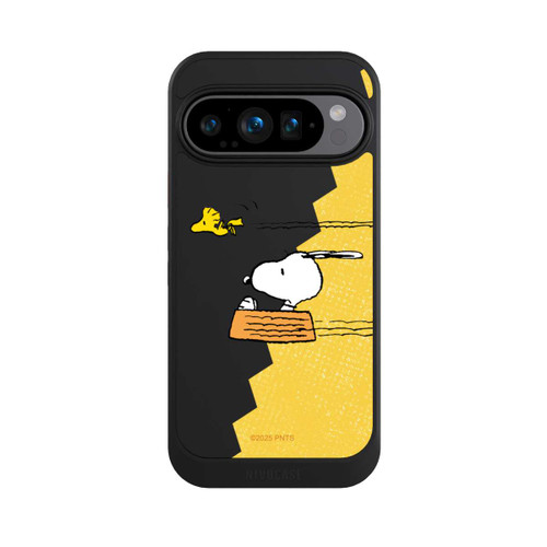 Google Pixel 9 Pro NIVOcore Peanuts-Snoopy und Woodstock Transparent