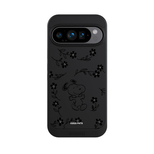 Google Pixel 9 Pro NIVOcore Snoopy und Flowers Transparent