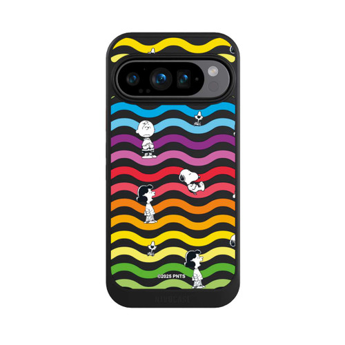 Google Pixel 9 Pro NIVOcore Snoopy Pattern Rainbow Transparent